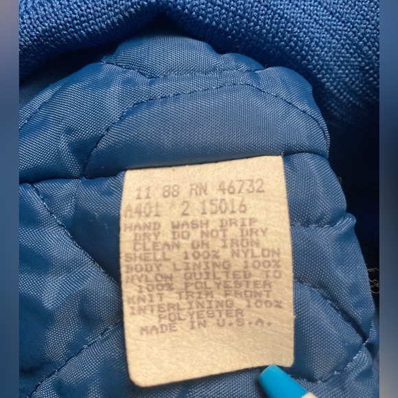 Vintage 80’s Locker Line New England Patriots Satin Bomber Jacket (L) - Picture 5 of 7